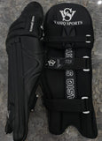 Wasiq Sports Black Batting Pads
